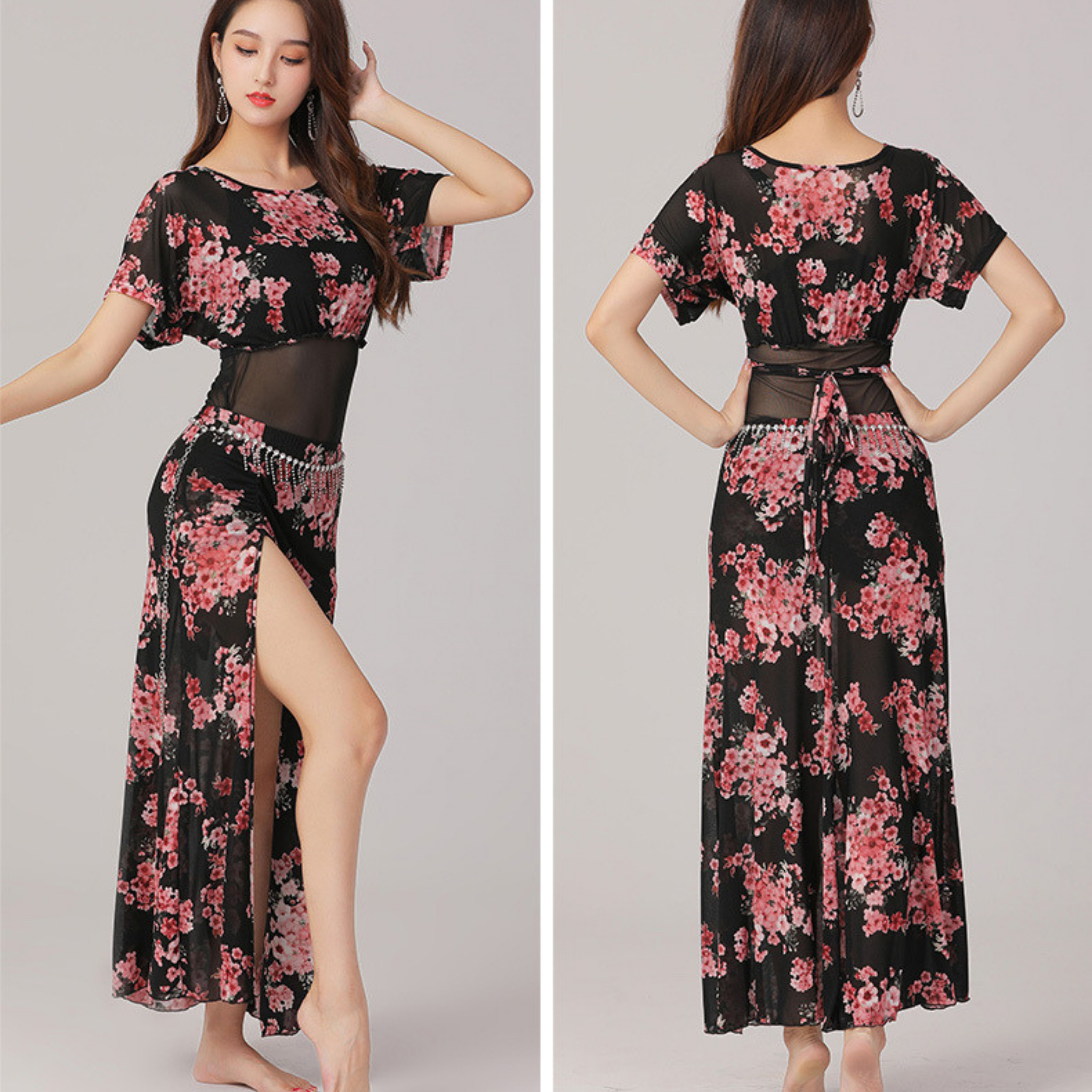 ベリーダンス　レッスンウェア　スリースタイルオプション