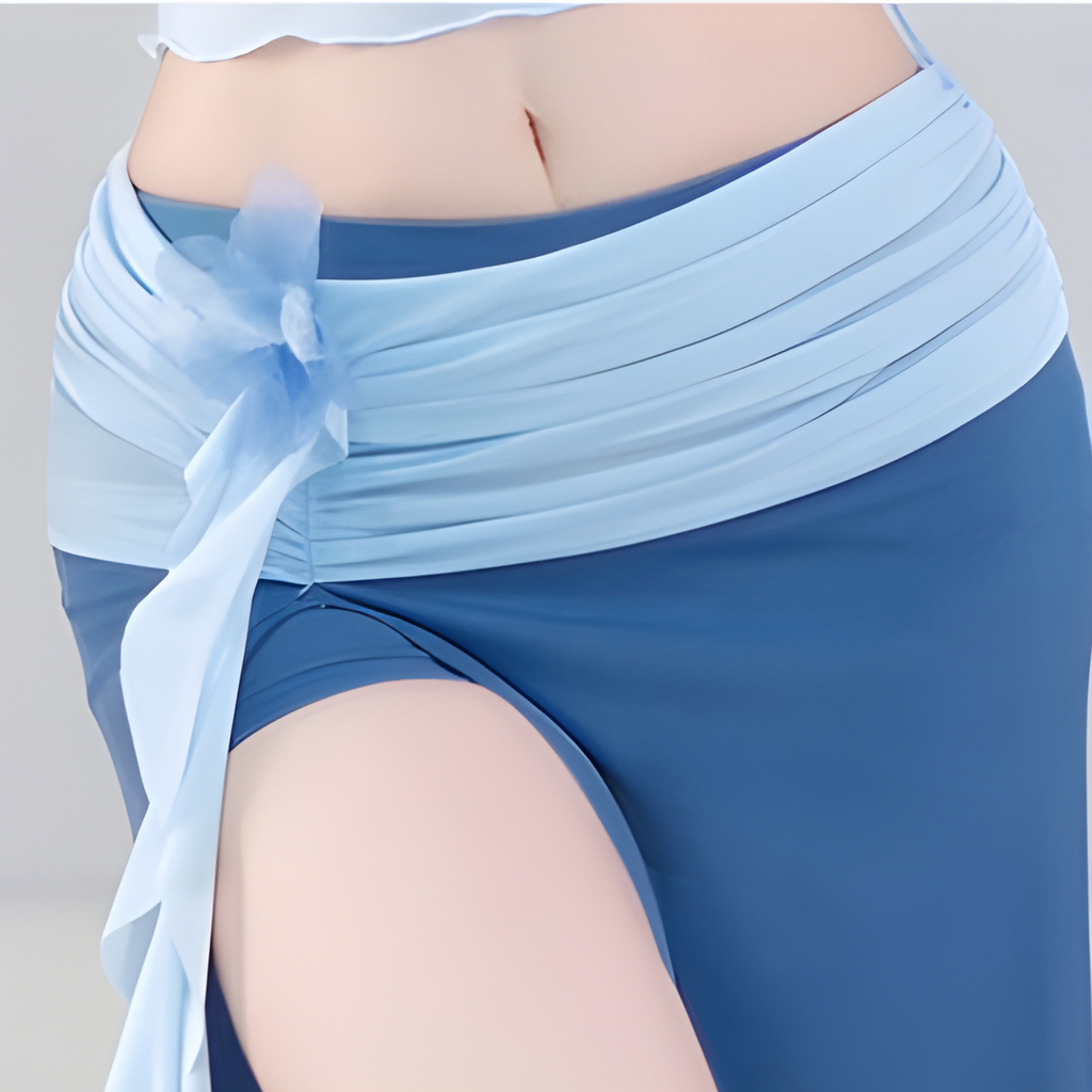 ベリーダンス　レッスンウェア　ドローストリングスタイル