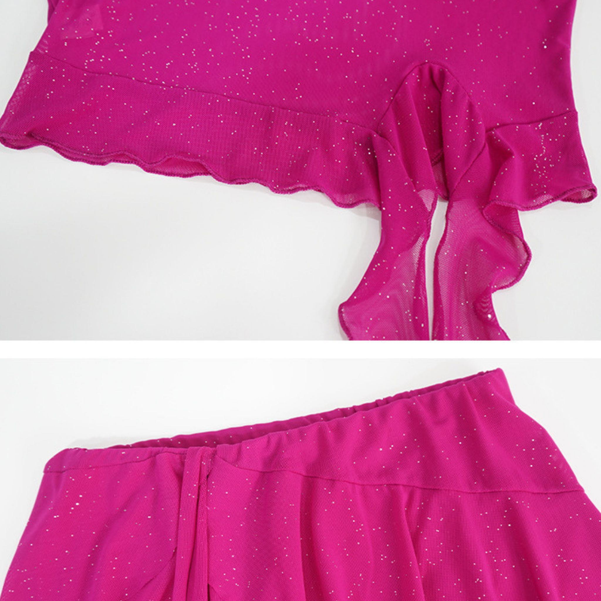 ベリーダンス　レッスンウェア　スパンコール