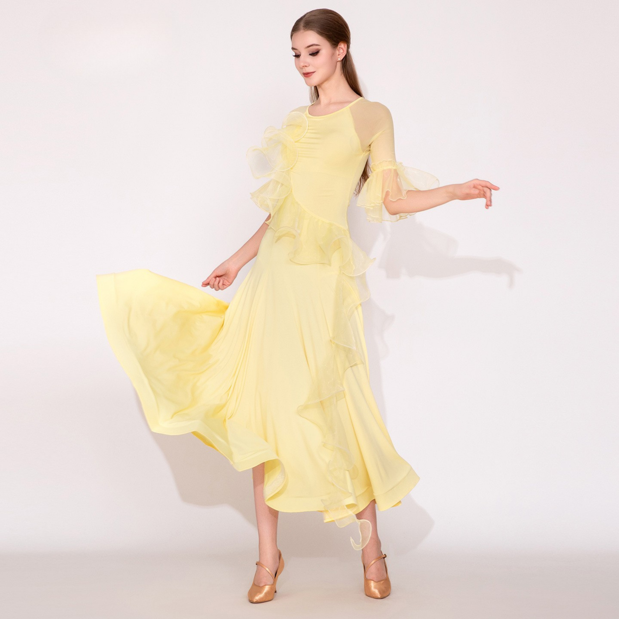 社交ダンス　スタンダードモダン　ドレス　　MY937