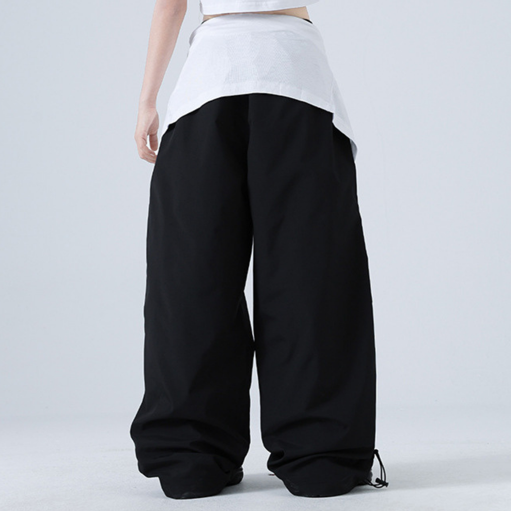 HIPHOP グラフィックTシャツ ワイドパンツセットアップ キッズダンス衣装