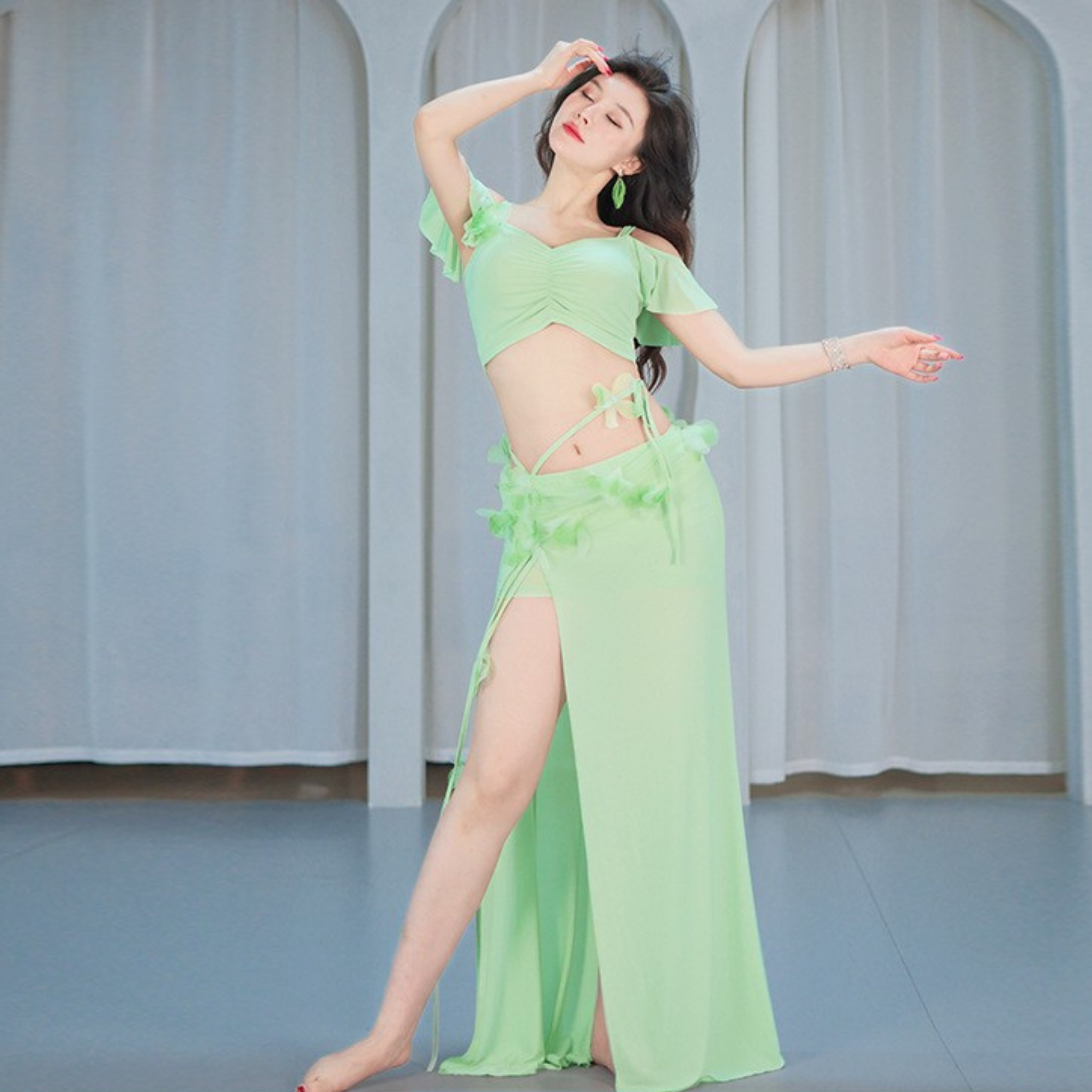 ベリーダンス　レッスンウェア　フェアリーエレガント