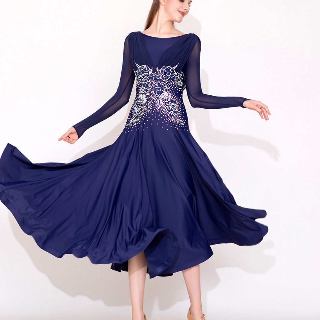 社交ダンス　スタンダードモダン　ドレス　　MY942