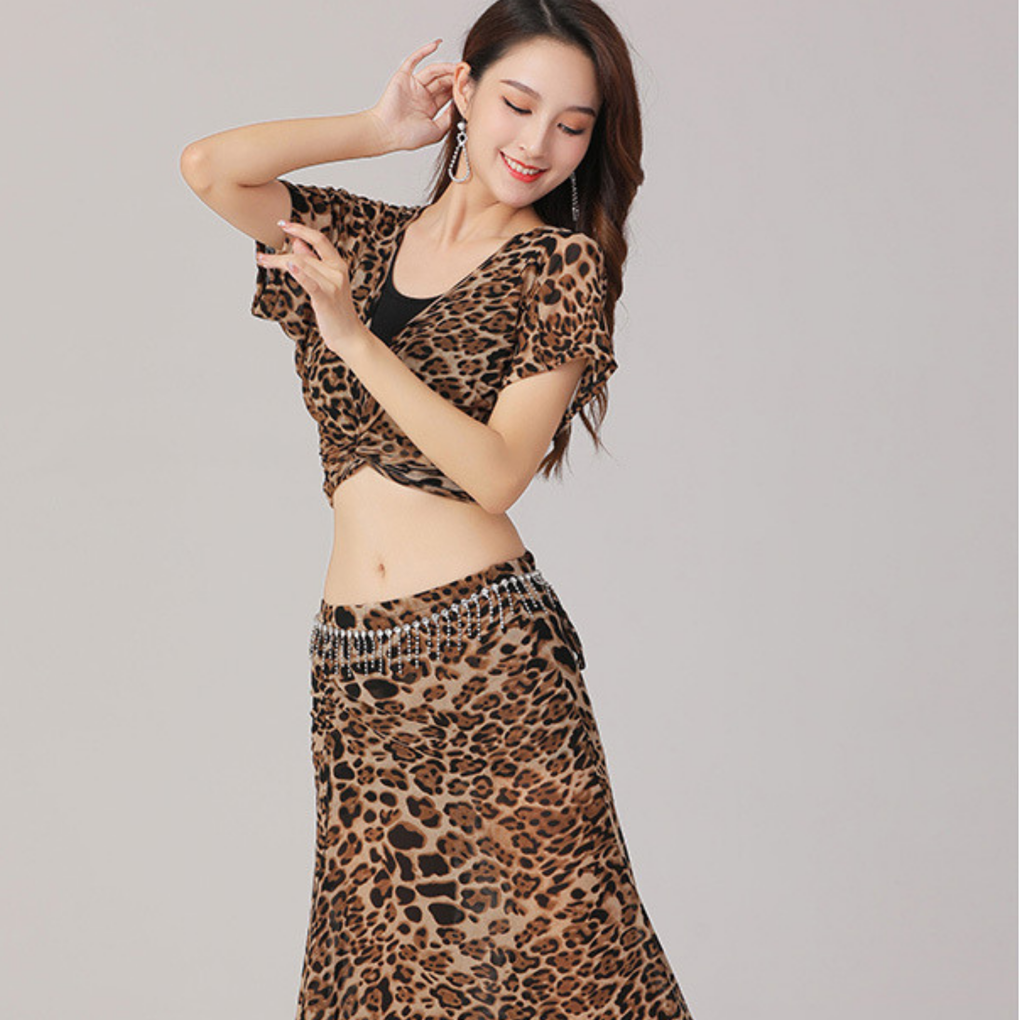 ベリーダンス　レッスンウェア　スリースタイルオプション