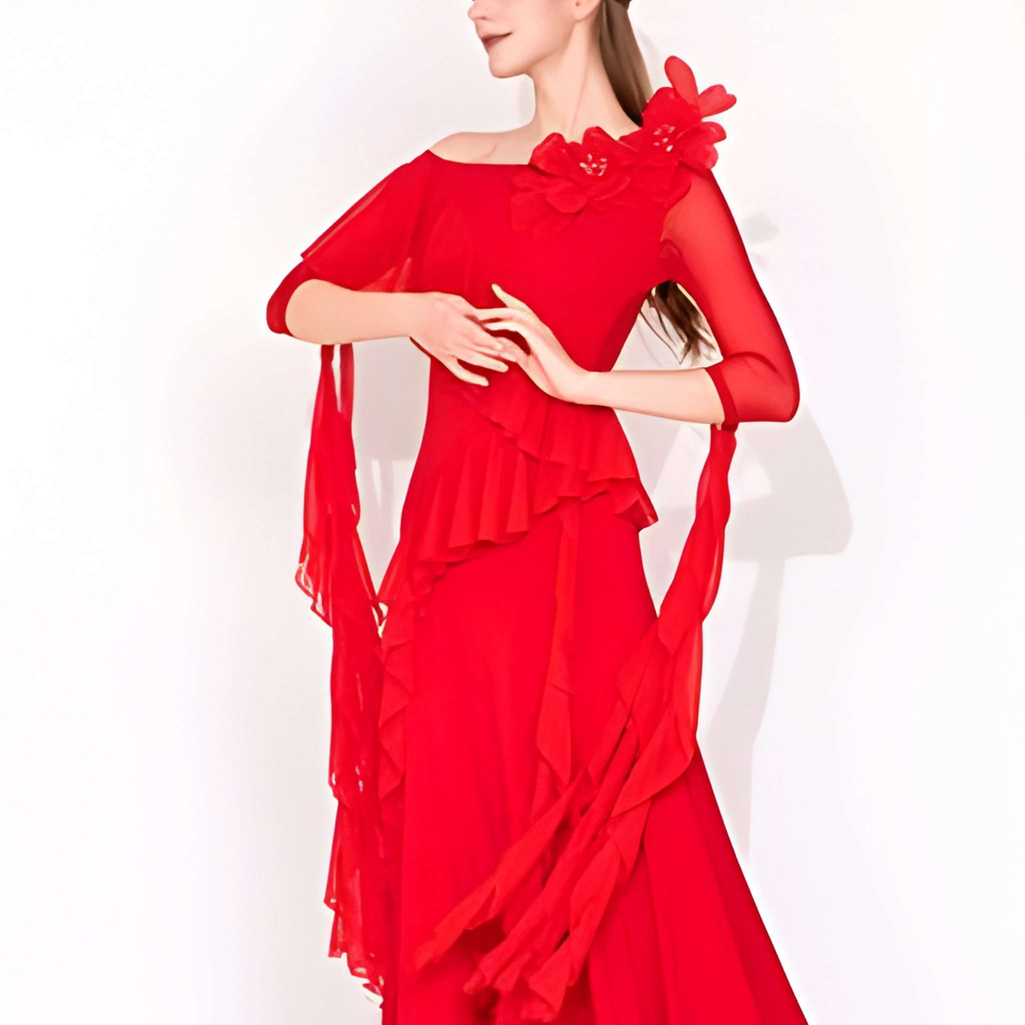 社交ダンス　スタンダードモダン　ドレス　　MY941