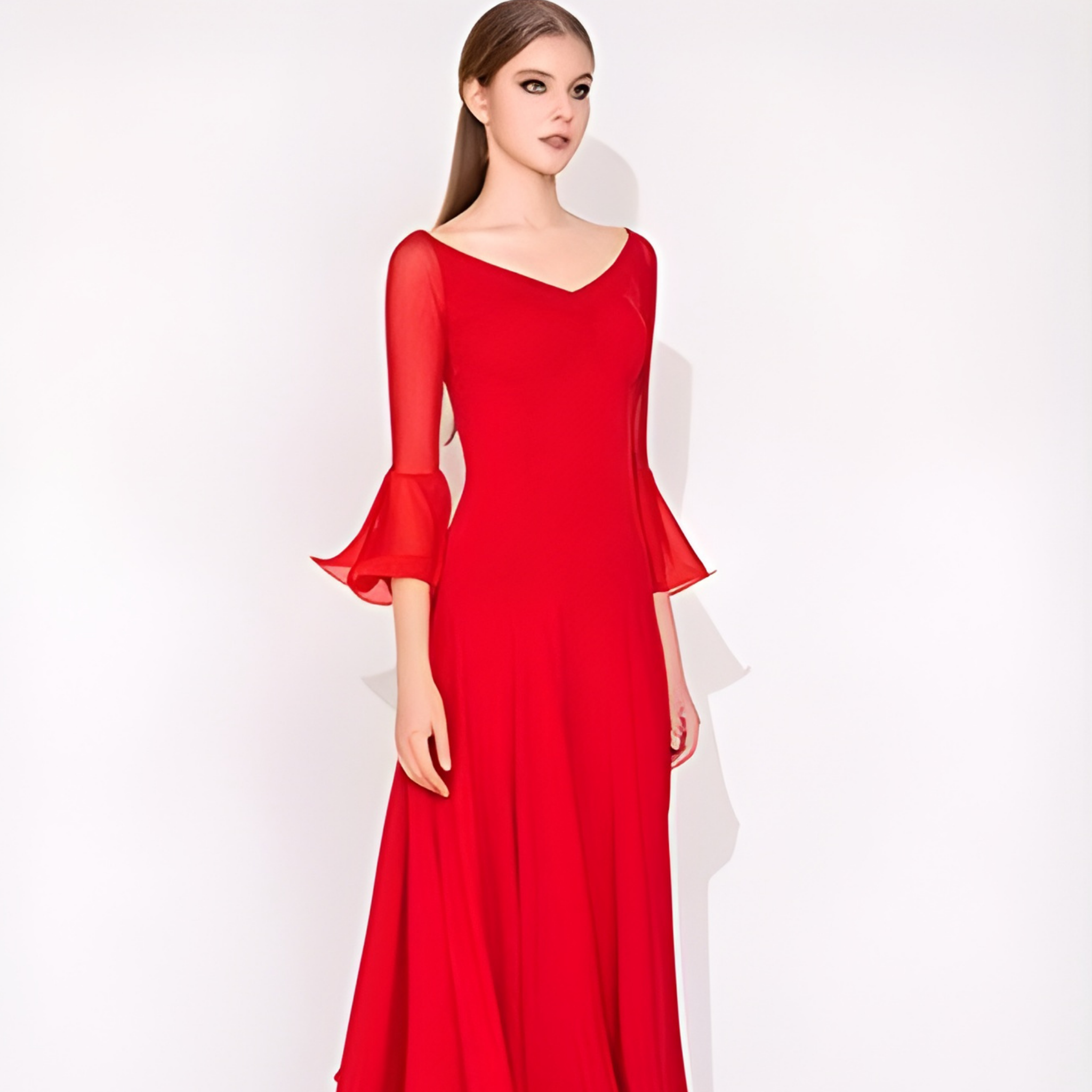 社交ダンス　スタンダードモダン　ドレス　　MY936