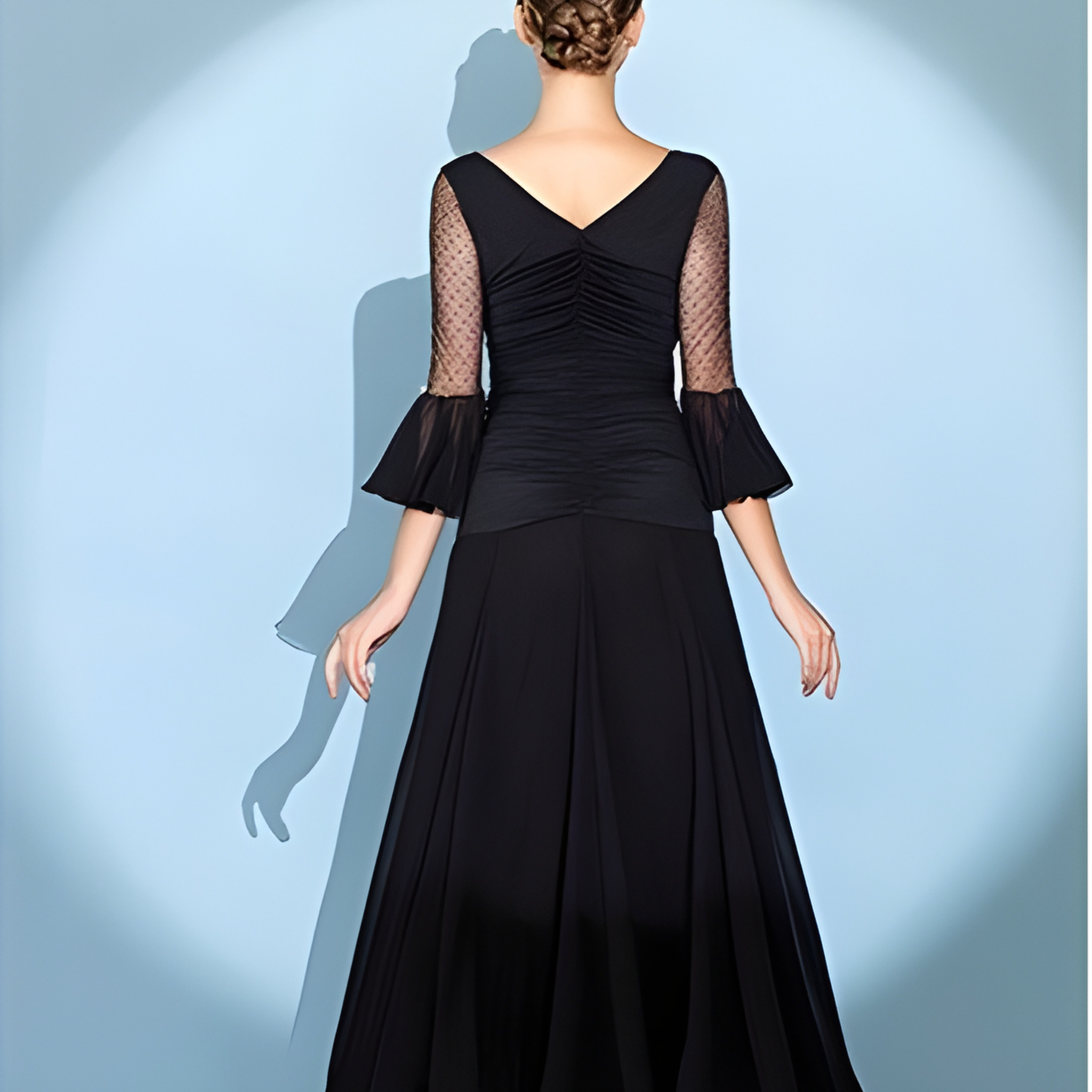 社交ダンス　スタンダードモダン　ドレス　　MY2129