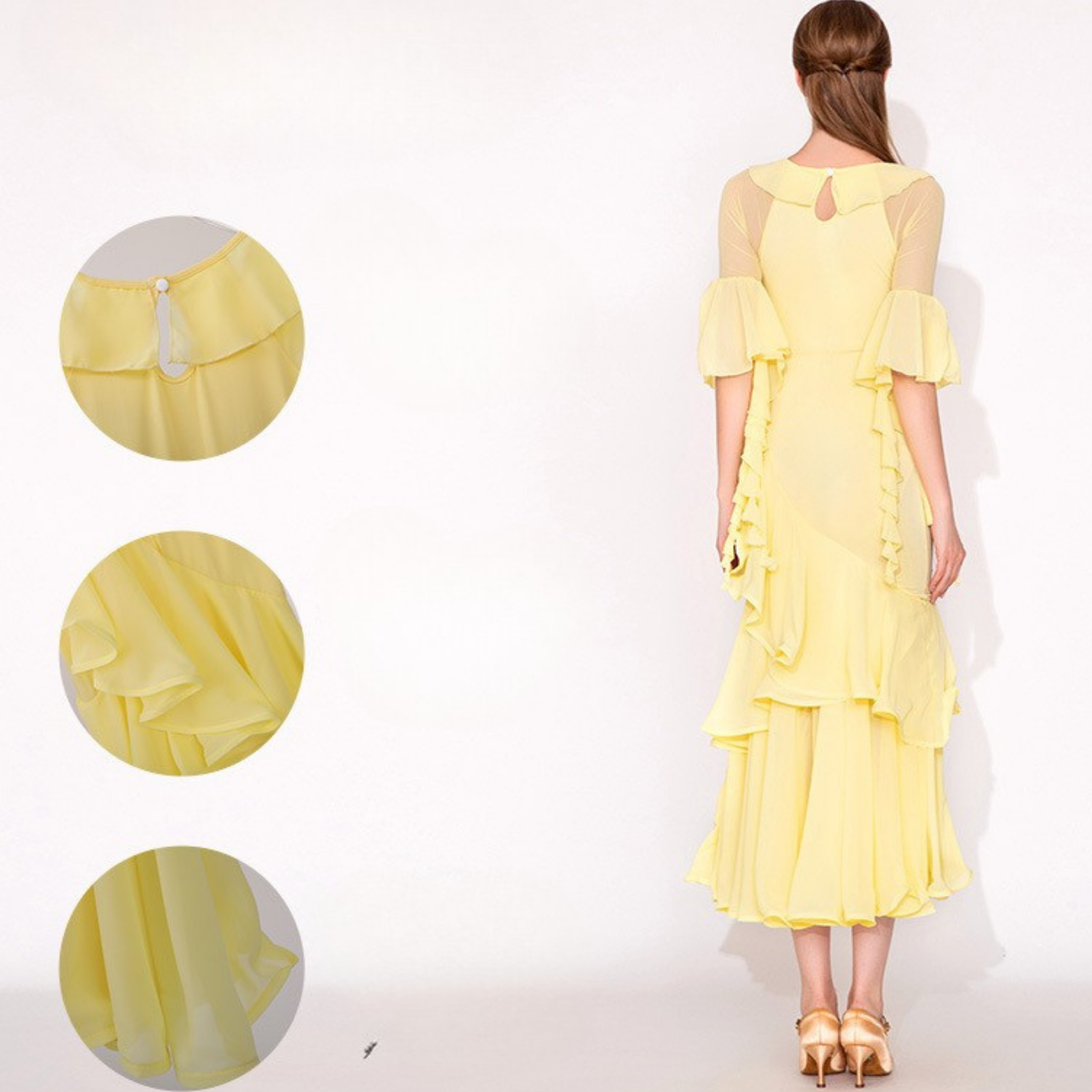 社交ダンス　スタンダードモダン　ドレス　　MY940