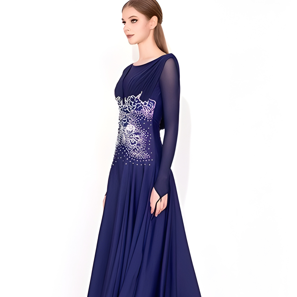 社交ダンス　スタンダードモダン　ドレス　　MY942