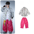 STREET モノグラフィック ピンクワイドパンツセットアップ キッズダンス衣装 商品画像8