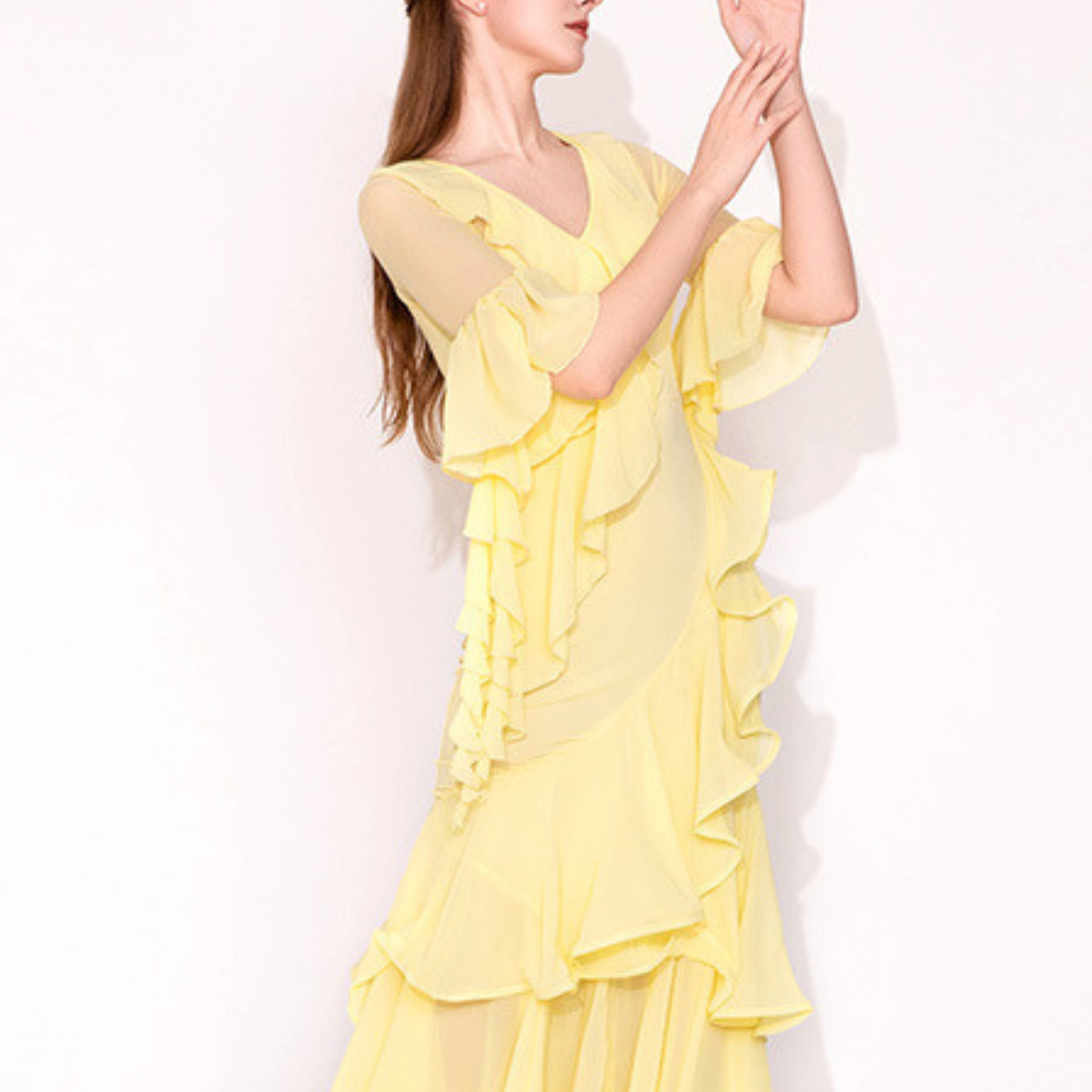 社交ダンス　スタンダードモダン　ドレス　　MY940