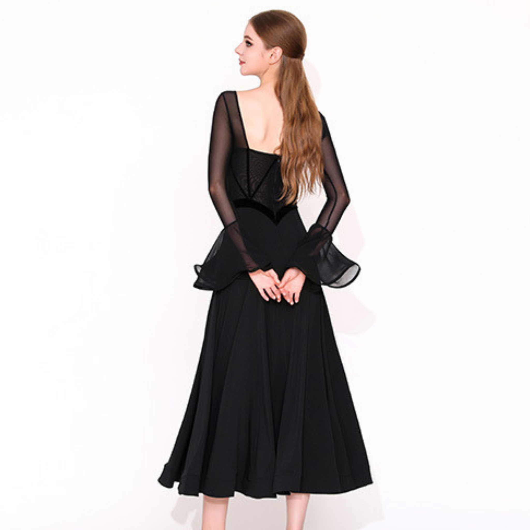 社交ダンス　スタンダードモダン　ドレス　　MY939