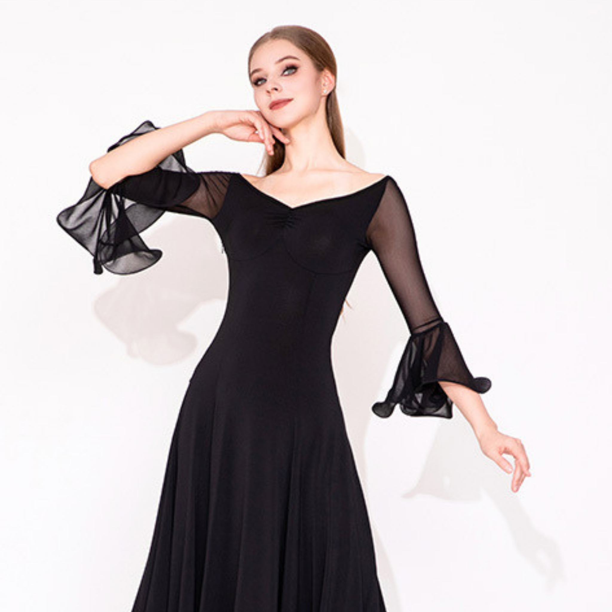 社交ダンス　スタンダードモダン　ドレス　　MY936