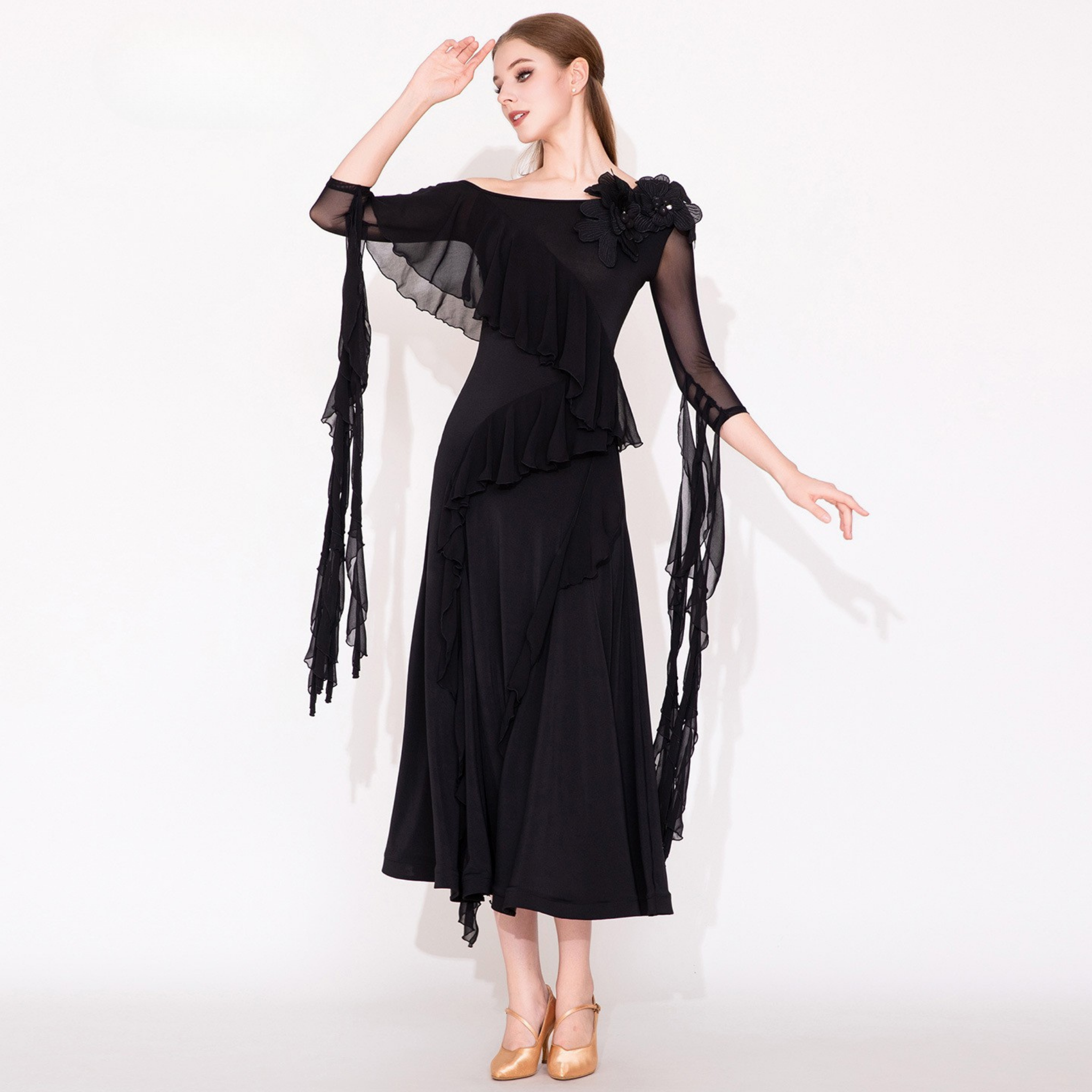 社交ダンス　スタンダードモダン　ドレス　　MY941