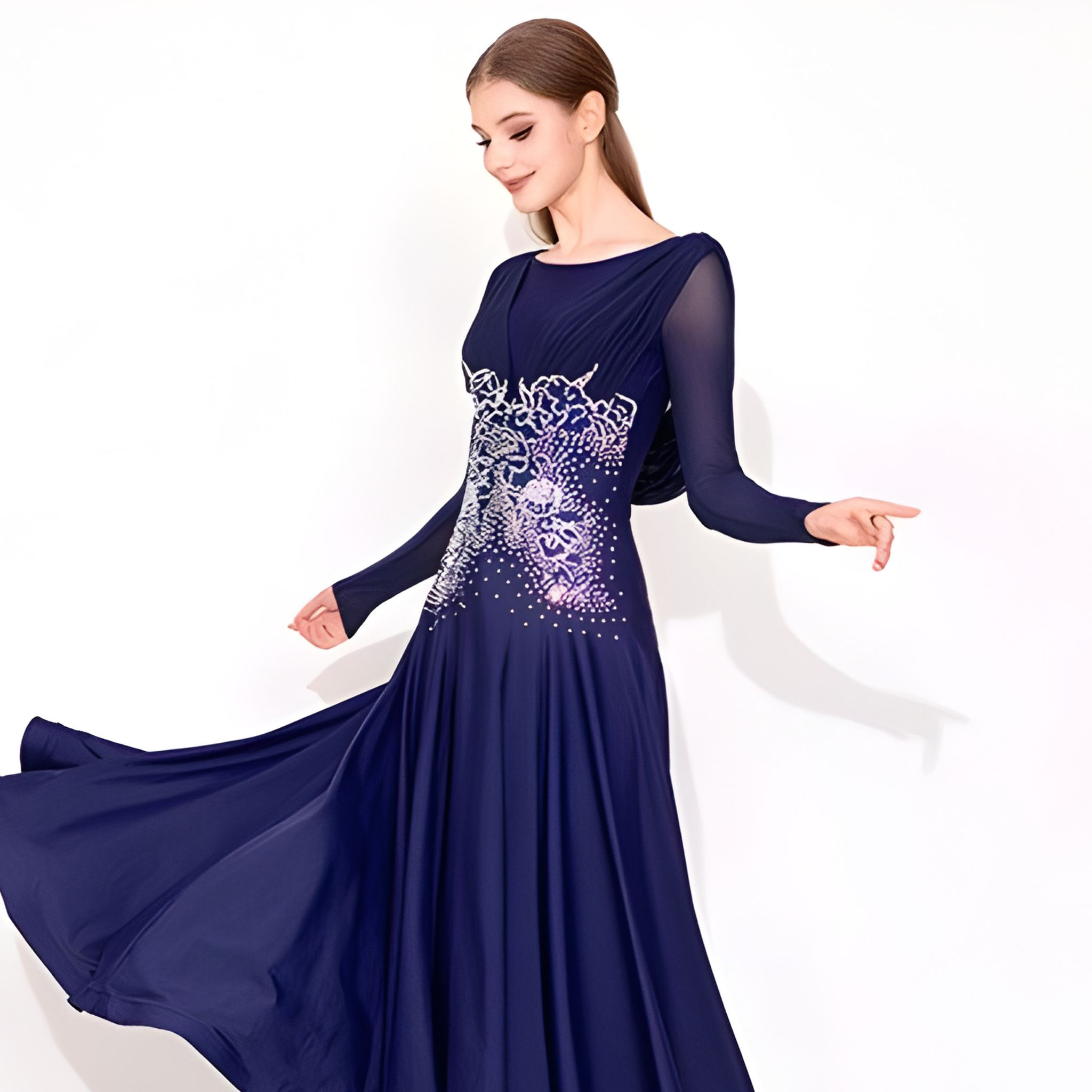 社交ダンス　スタンダードモダン　ドレス　　MY942