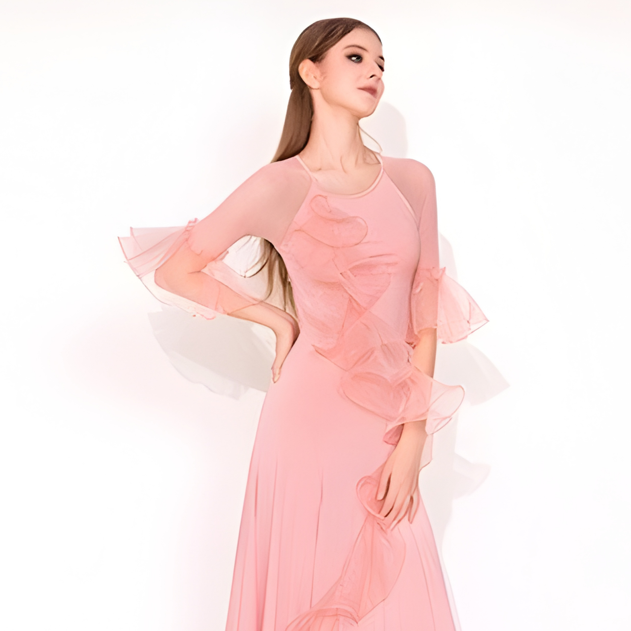 社交ダンス　スタンダードモダン　ドレス　　MY937