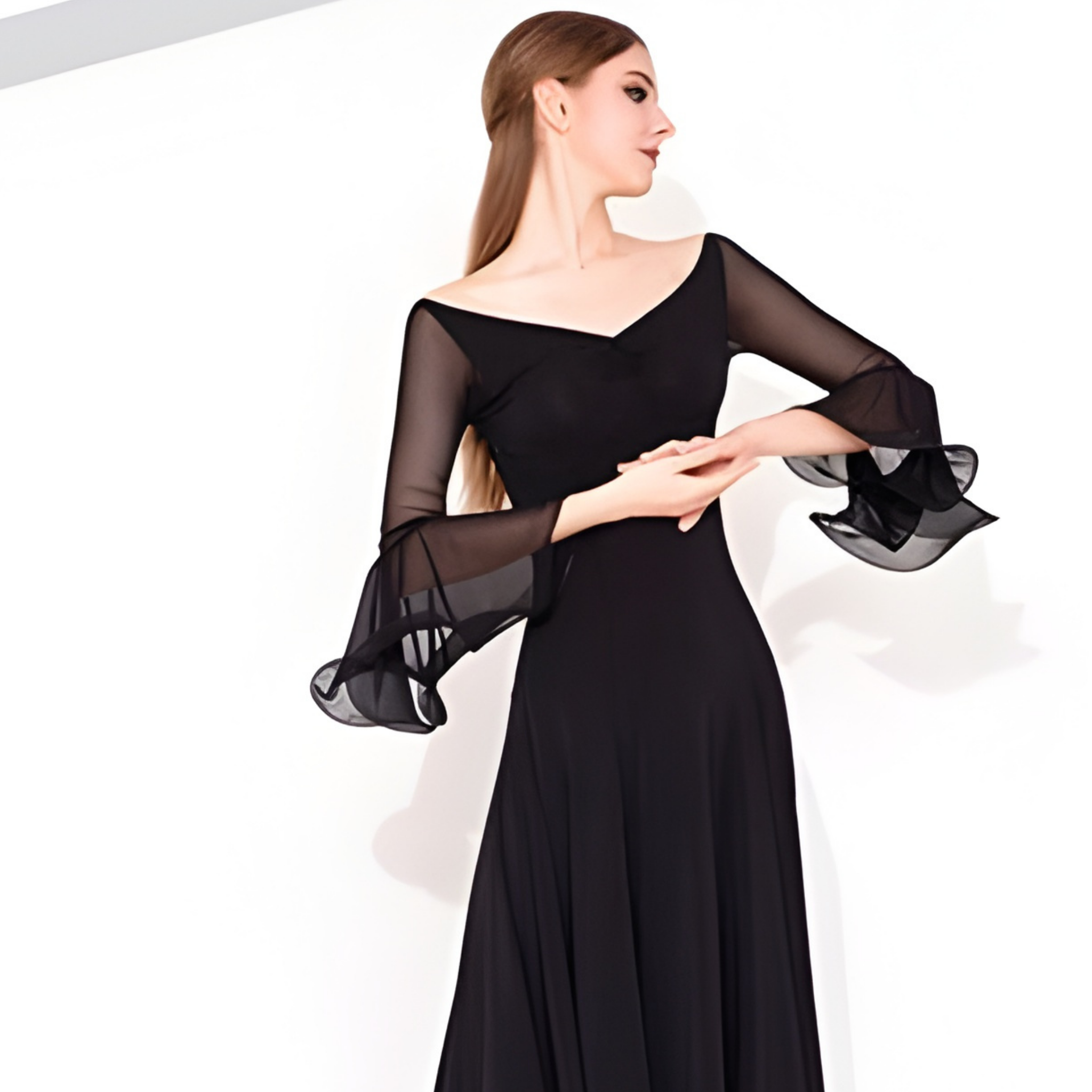 社交ダンス　スタンダードモダン　ドレス　　MY936