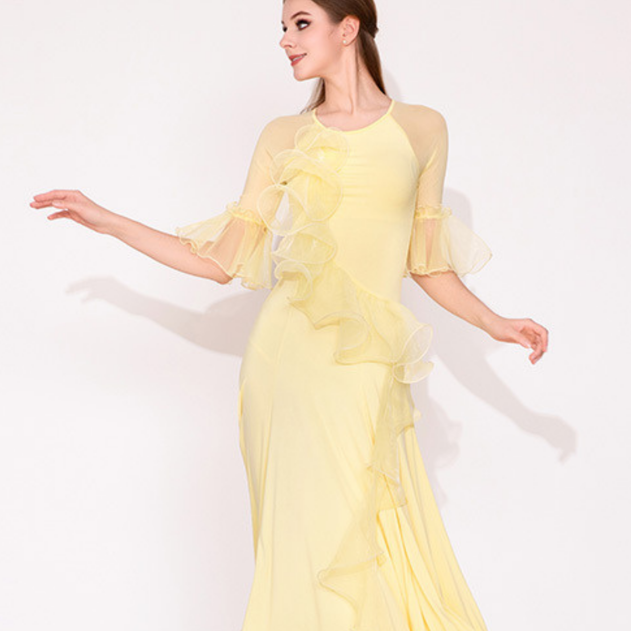 社交ダンス　スタンダードモダン　ドレス　　MY937