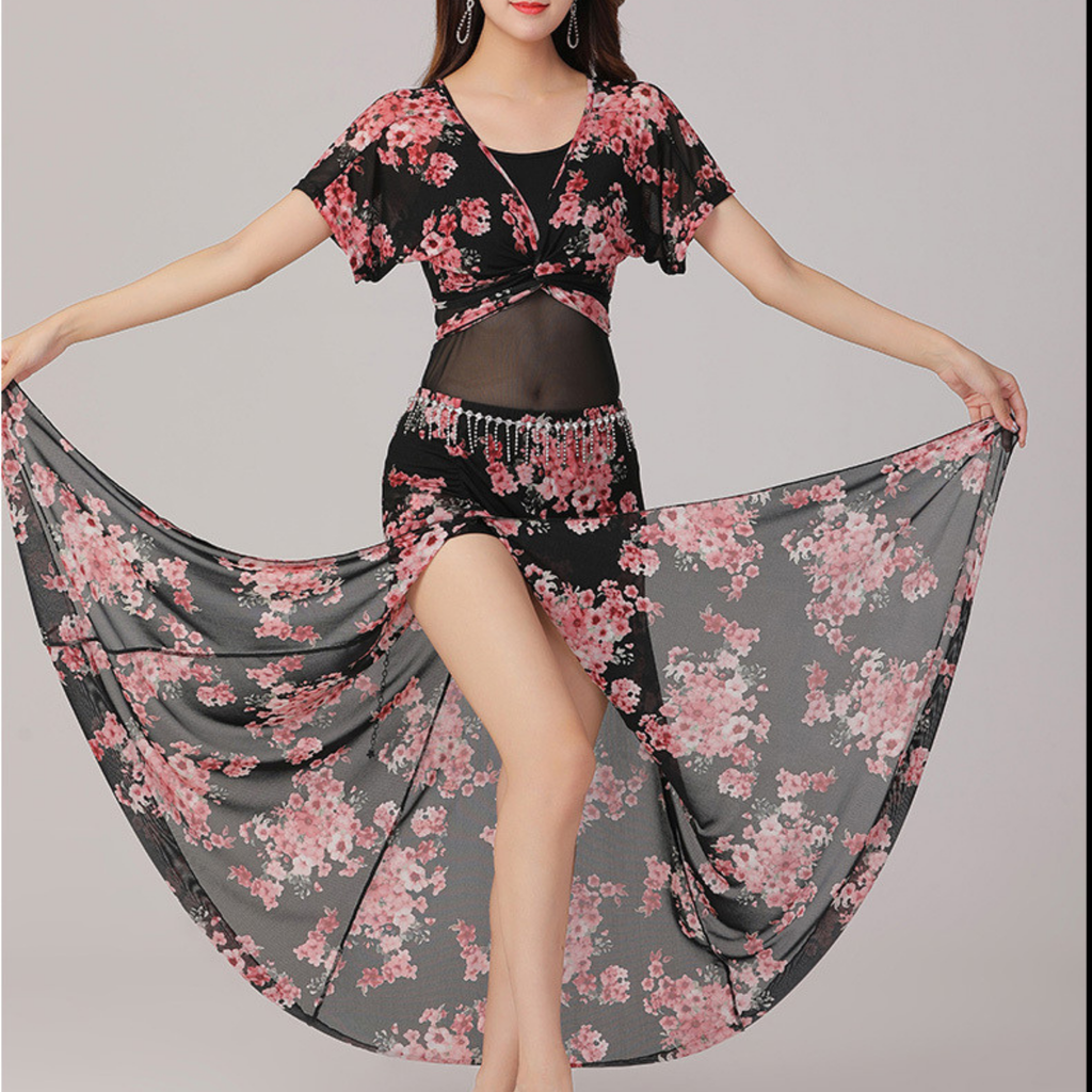 ベリーダンス　レッスンウェア　スリースタイルオプション